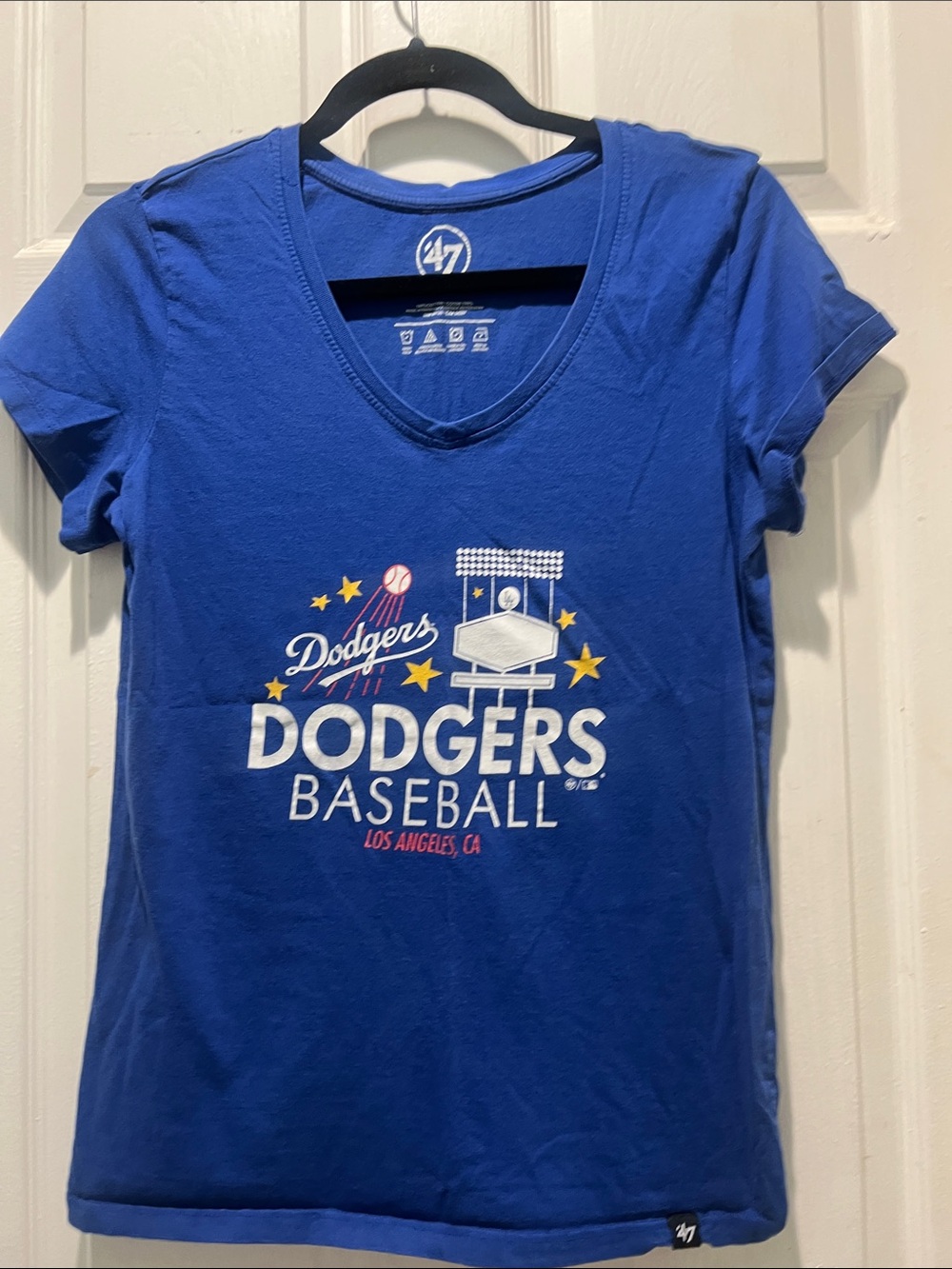 47 Los Angeles Dodgers Royal Blue Graphic Tee
